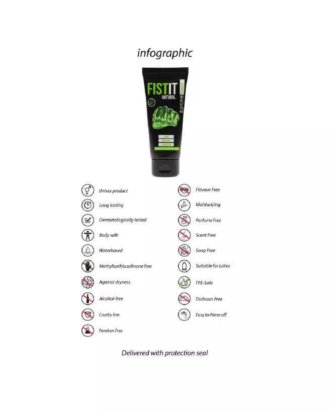 Image du lubrifiant à base d'eau naturel Fist It by Shots 100 ml-3