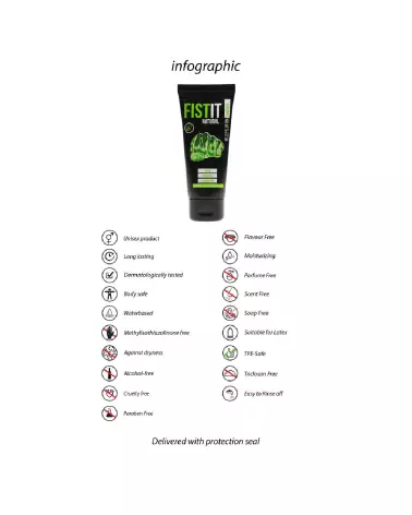 Image du lubrifiant à base d'eau naturel Fist It by Shots 100 ml-3