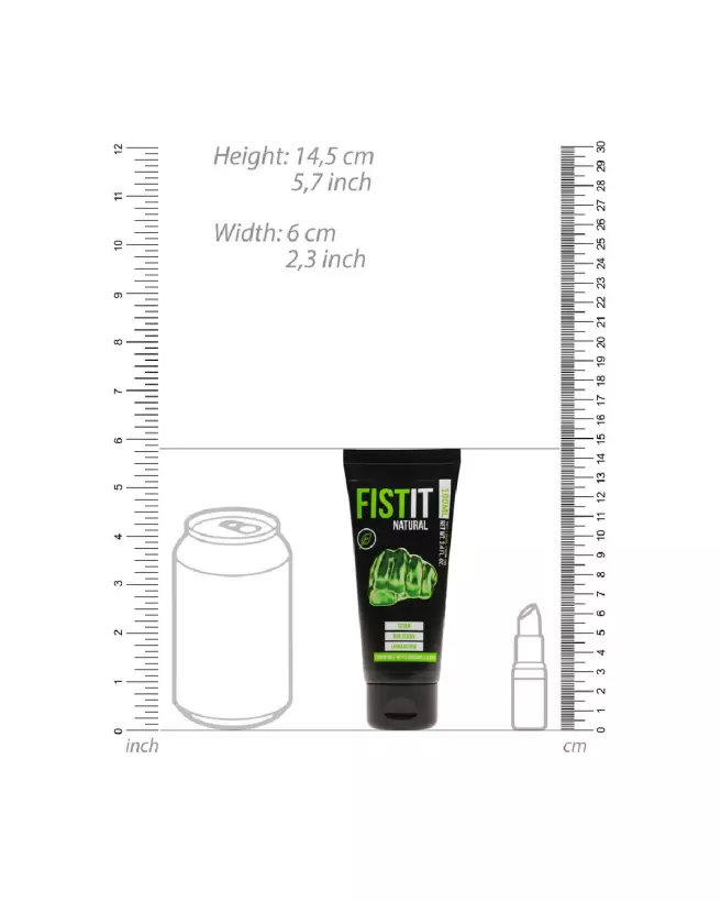 Image du lubrifiant à base d'eau naturel Fist It by Shots 100 ml-5