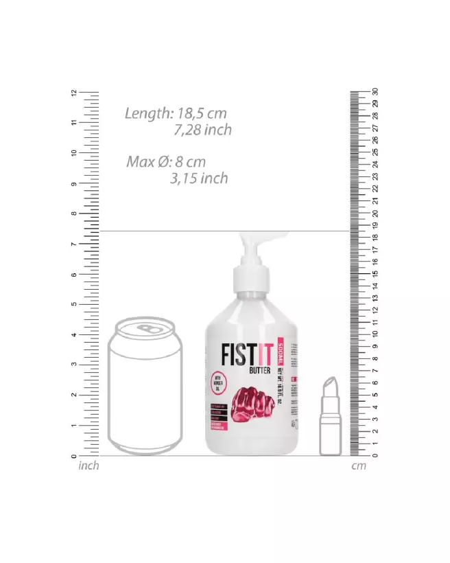 Image du lubrifiant Fist It Waterbased Sliding Butter 500ml avec pompe-5