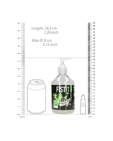 Image du lubrifiant CBD Fist It by Shots 500 ml avec pompe-5