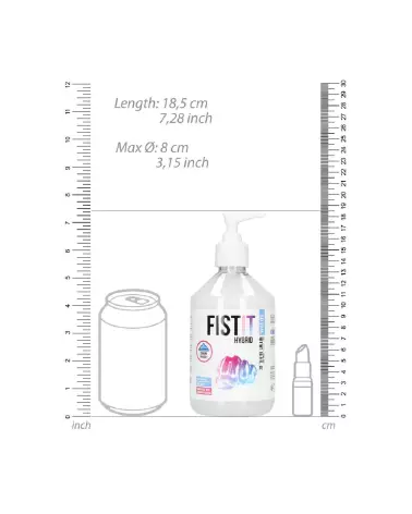 Fist It by Shots Hybrid Lubricant 500ml with Pump Dispenser-5