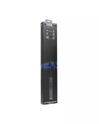 Fouet noir E-Stimulation Crop ElectroShock pour électrostimulation-2
