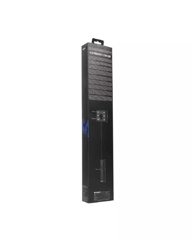 Fouet noir E-Stimulation Crop ElectroShock pour électrostimulation-3