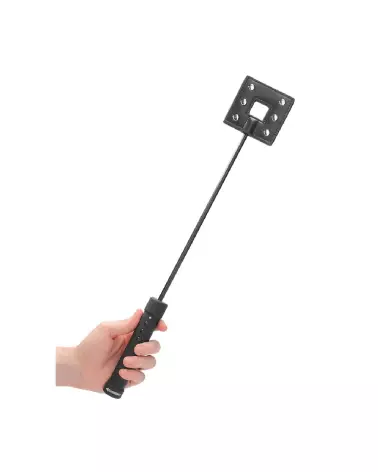 Fouet noir E-Stimulation Crop ElectroShock pour électrostimulation-7