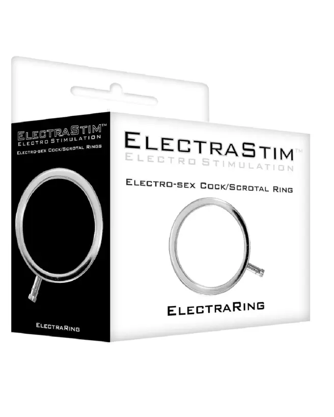 Cockring en métal 32mm ElectraStim pour électro-stimulation-2