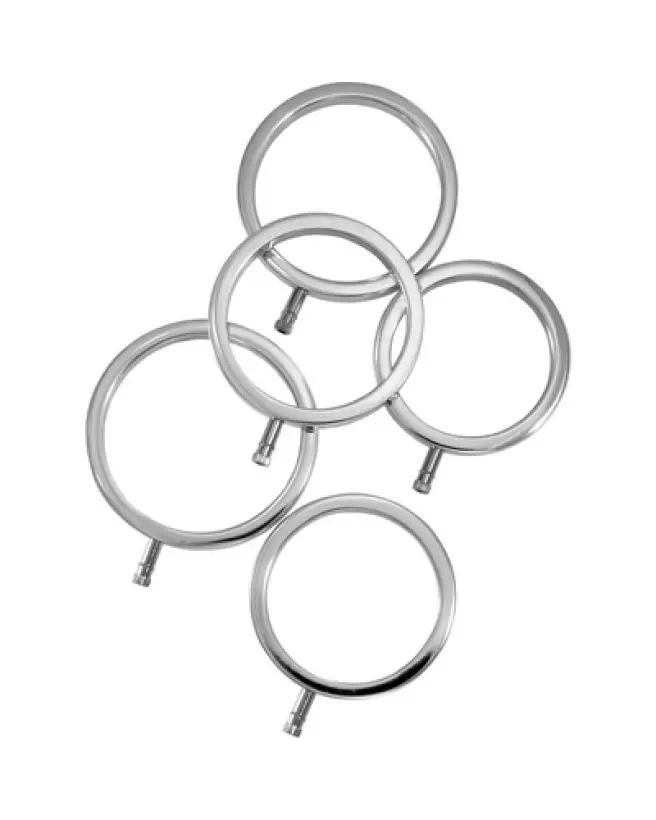 Set de Cockrings ElectraStim en Métal pour Electro-stimulation-1