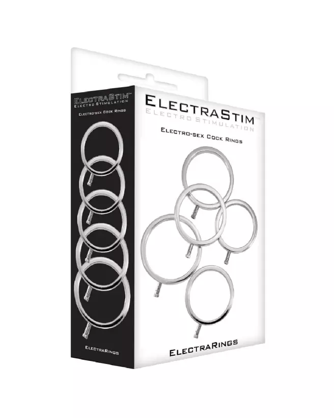 Set de Cockrings ElectraStim en Métal pour Electro-stimulation-2