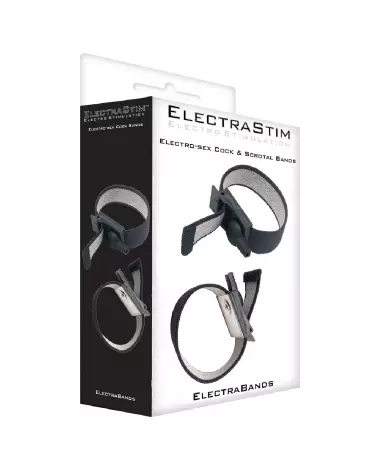 Boucles ajustables ElectraStim pour electro-stimulation du pénis et scrotum-2
