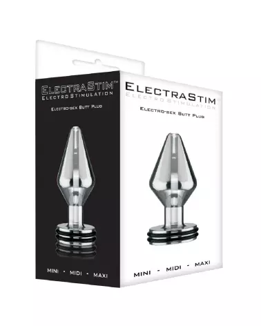 Image du Midi Electro Butt Plug ELECTRASTIM pour stimulation anale électrique-2