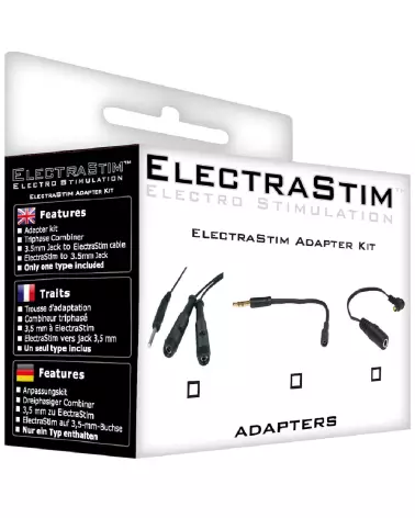 Image du Kit Adaptateur ElectraStim 3.5mm vers Prise Standard pour Électro-stimulation-3