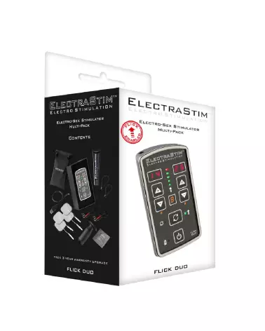Image du Flick Duo Stimulator Multi-Pack par ElectraStim, dispositif d'électro-stimulation avancé-2