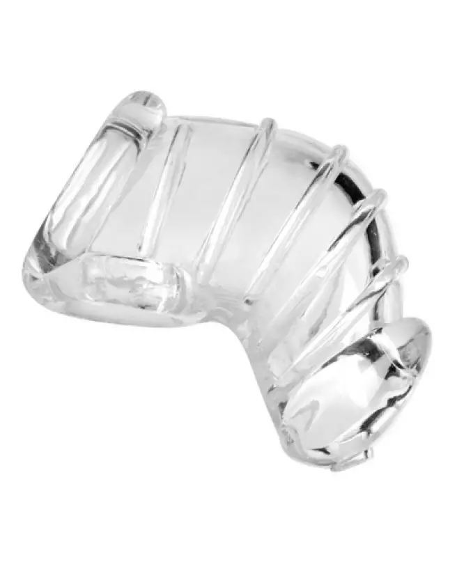 Cage de chasteté Detained en silicone par XR Brands-1