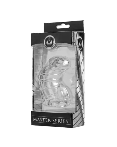 Cage de chasteté Detained en silicone par XR Brands-3