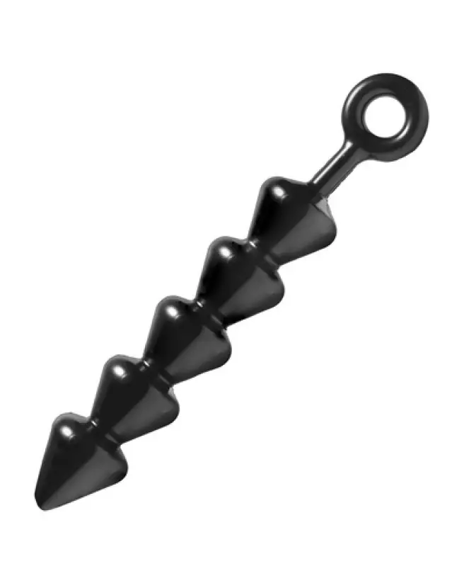 Image des perles anales XL Spades de XR Brands pour une expérience anale avancée-1
