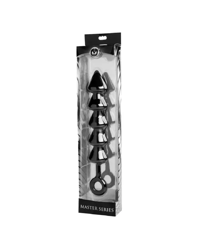 Image des perles anales XL Spades de XR Brands pour une expérience anale avancée-3
