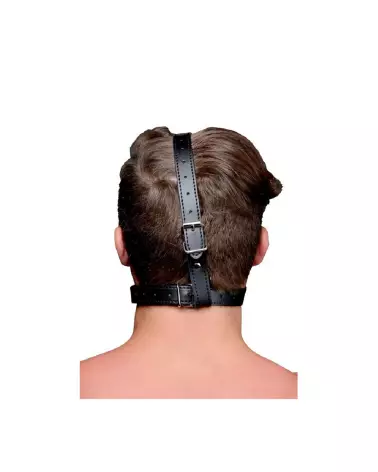 Image de Baillon Ball avec Head Armor par XR Brands pour BDSM-3