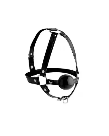 Image de Baillon Ball avec Head Armor par XR Brands pour BDSM-5