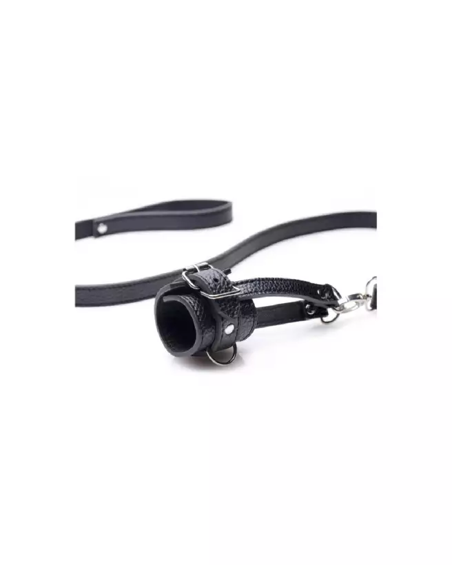 Image du STRICT Ball Stretcher with Strap de XR Brands en cuir ajustable-2