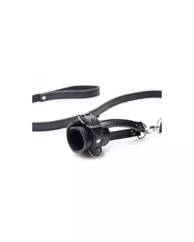 Image du STRICT Ball Stretcher with Strap de XR Brands en cuir ajustable-2