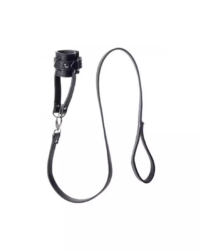 Image du STRICT Ball Stretcher with Strap de XR Brands en cuir ajustable-3