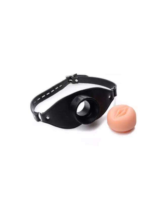 Image du Baillon Pussy Face Oral Sex Gag de XR Brands pour BDSM-1