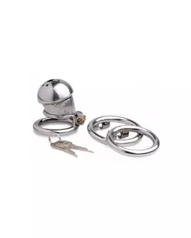 Image de la cage de chasteté Exile Deluxe par XR Brands, dispositif de chasteté verrouillable et confortable-1