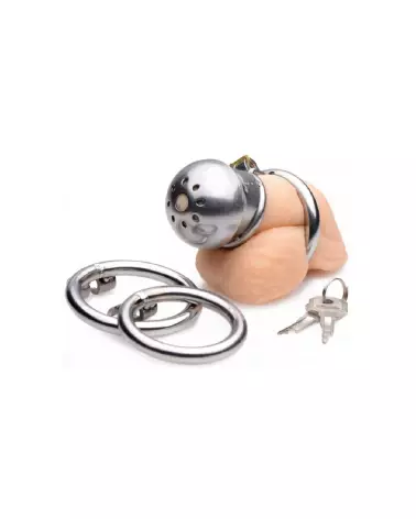 Image de la cage de chasteté Exile Deluxe par XR Brands, dispositif de chasteté verrouillable et confortable-5