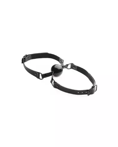Image du Doppelganger Double Silicone Mouth Gag par XR Brands, baillon BDSM en silicone-4