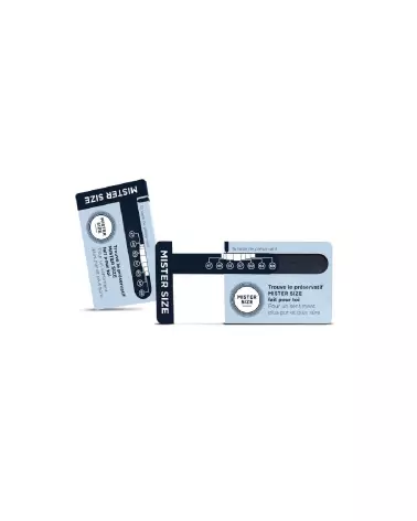 Photo du Mister Sizer Tool de Mister Size pour mesurer la taille de préservatif-2