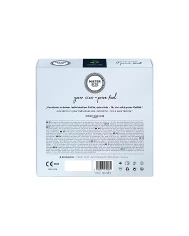 Image de préservatifs Mister Size 47mm ultra-fins pour confort et protection optimale-3
