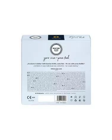 Image de préservatifs Mister Size 53 mm - Pack de sécurité et confort-3