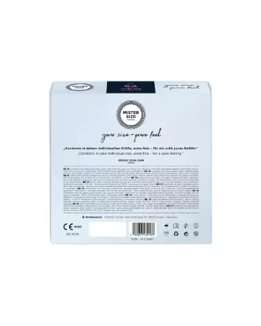 Image de préservatifs Mister Size 64 mm en pack de 36 pour confort et sécurité maximale-2