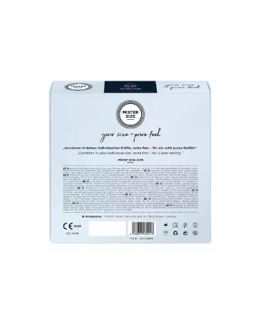 Photo de préservatifs Mister Size 69 mm, pack de 36, haute qualité et confort optimal-3