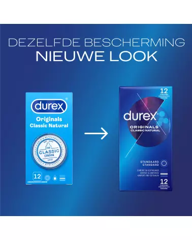 Pack de 12 préservatifs Durex Originals Classic Natural pour sécurité et confort-7