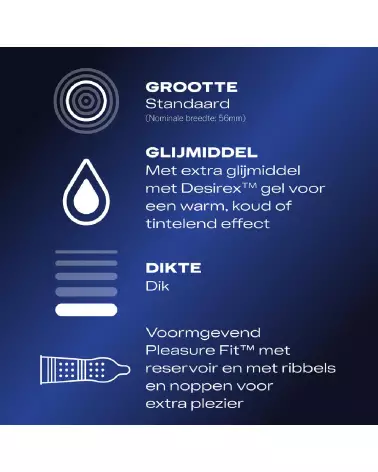 Image des préservatifs Durex Orgasm Intense avec texture et gel stimulant pour sensations accrues-6