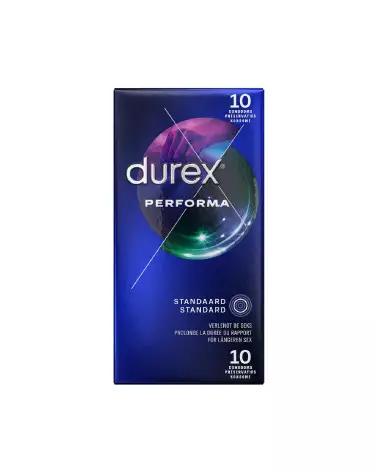 Préservatifs Durex Performa 10 pièces pour endurance et protection-2