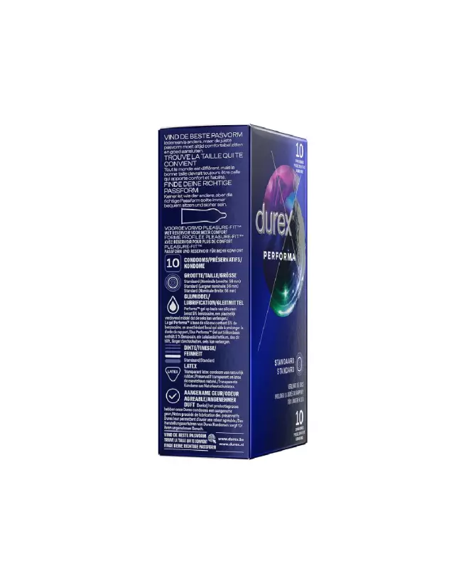 Préservatifs Durex Performa 10 pièces pour endurance et protection-3