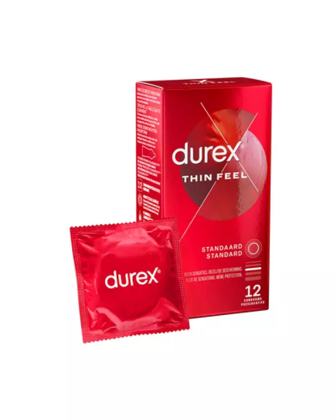 Image des préservatifs Durex Thin Feel pour sensation naturelle et protection sécurisée-1
