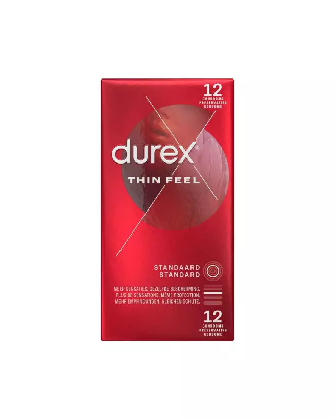 Image des préservatifs Durex Thin Feel pour sensation naturelle et protection sécurisée-2