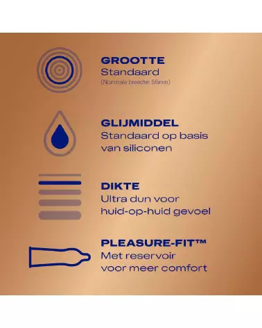 Image du produit Durex Nude Classic, préservatifs naturels et confortables, boîte de 10.-6