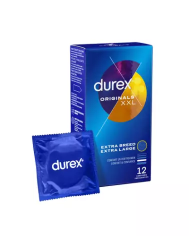 Image des préservatifs Durex XXL 12 pièces pour un confort et une protection supérieure-1