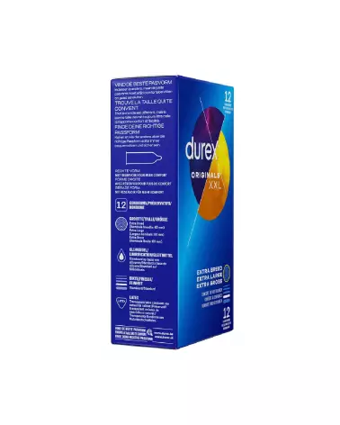Image des préservatifs Durex XXL 12 pièces pour un confort et une protection supérieure-3