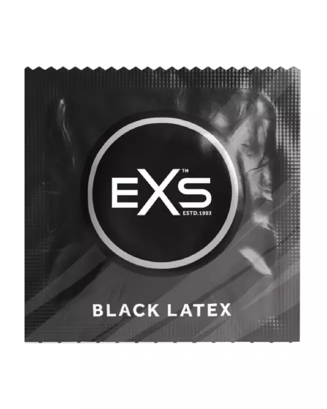 Image des préservatifs EXS Black Latex, pack de 12, haute protection et confort-2