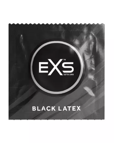 Image des préservatifs EXS Black Latex, pack de 12, haute protection et confort-2