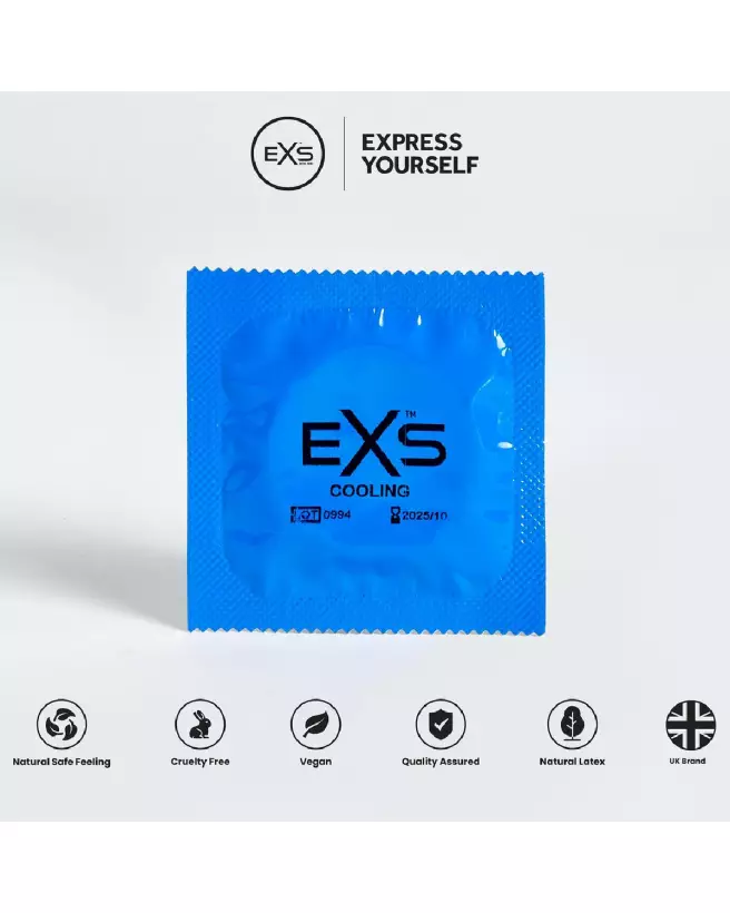 Photo de préservatifs EXS Cooling 12 pièces pour sensation rafraîchissante et protection optimale-3