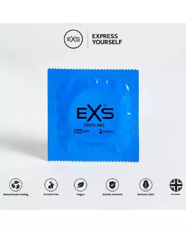 Photo de préservatifs EXS Cooling 12 pièces pour sensation rafraîchissante et protection optimale-3