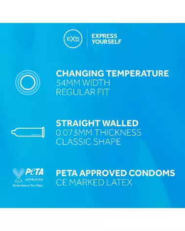 Photo de préservatifs EXS Cooling 12 pièces pour sensation rafraîchissante et protection optimale-5