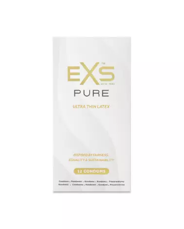 Image de préservatifs EXS Pure en pack de 12, haute qualité et confort optimal-2