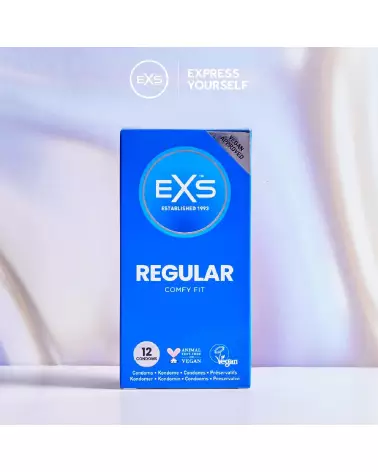 Image des préservatifs EXS Regular, pack de 12, haute qualité et confort-4
